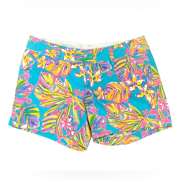 NEW Lilly Pulitzer The Callahan Short 'So a Peeling' Pattern Print Size 2 NWT - Picture 1 of 9